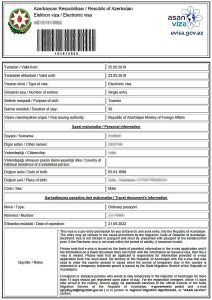 Azerbaijan e-visa